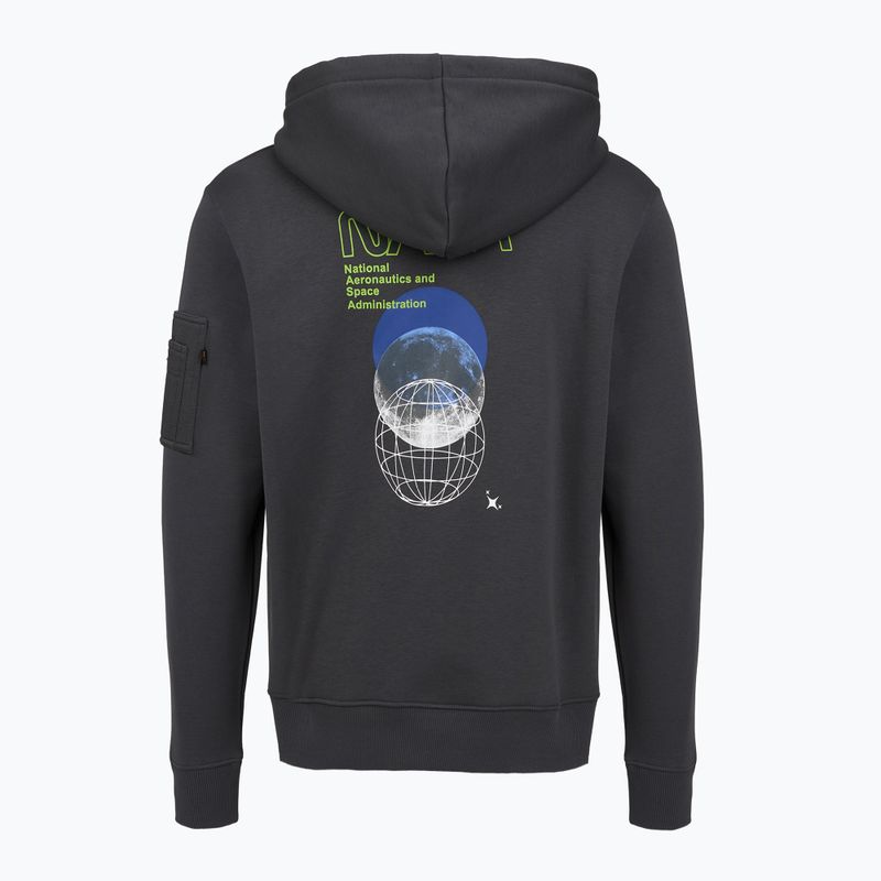 Pánská mikina Alpha Industries NASA Orbit vintage grey 2