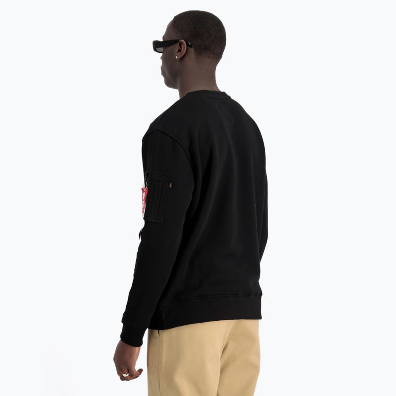Pánská mikina Alpha Industries Reflective Print black 5