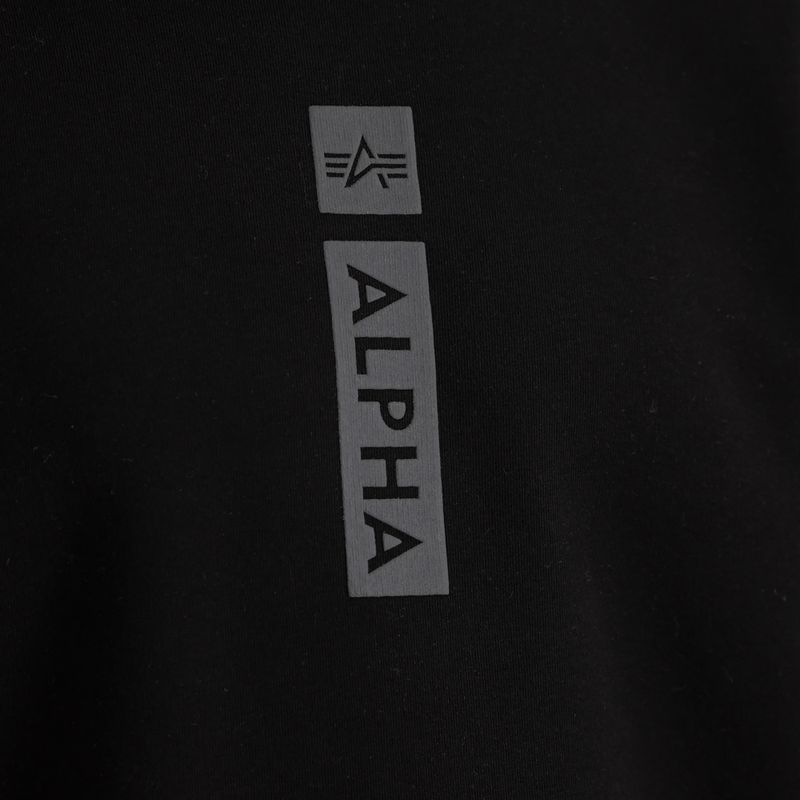 Pánská mikina Alpha Industries Reflective Print black 6