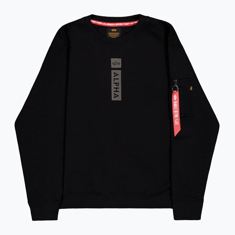 Pánská mikina Alpha Industries Reflective Print black 7