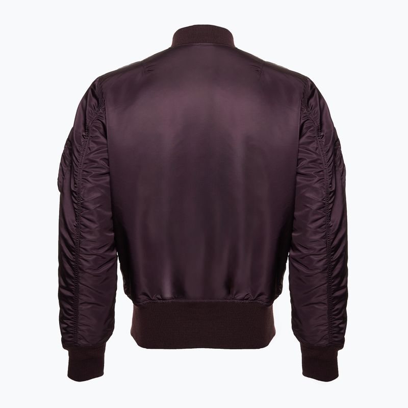 Pánská bunda  Alpha Industries MA-1 Heritage plum 2