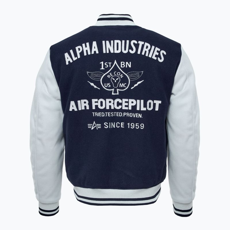 Pánská bunda  Alpha Industries Varsity Air Force ultra navy 2