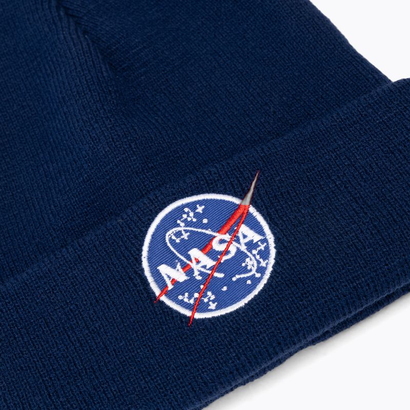 Alpha Industries replika NASA modrá čepice 2