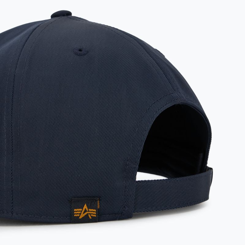 Pánská kšiltovka Alpha Industries Metal Label rep blue/chrome 4