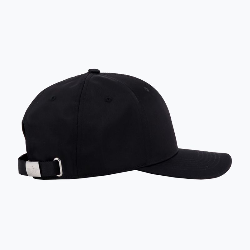 Kšiltovka Alpha Industries Metal Label rep black/metalsilver 3