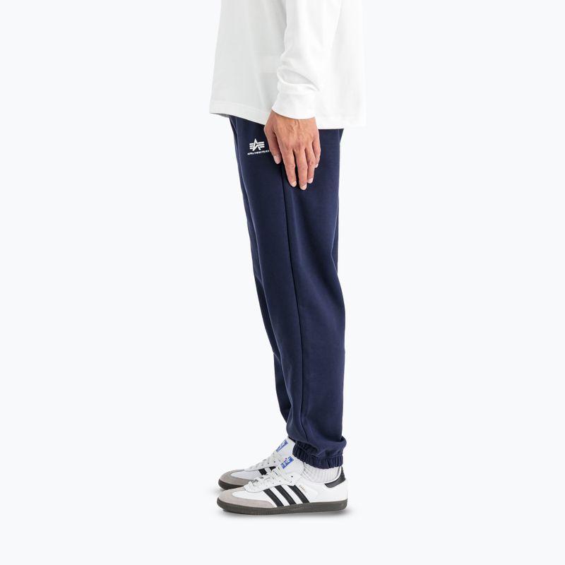 Pánské kalhoty Alpha Industries Basic Small Logo II Jogger ultra navy 5