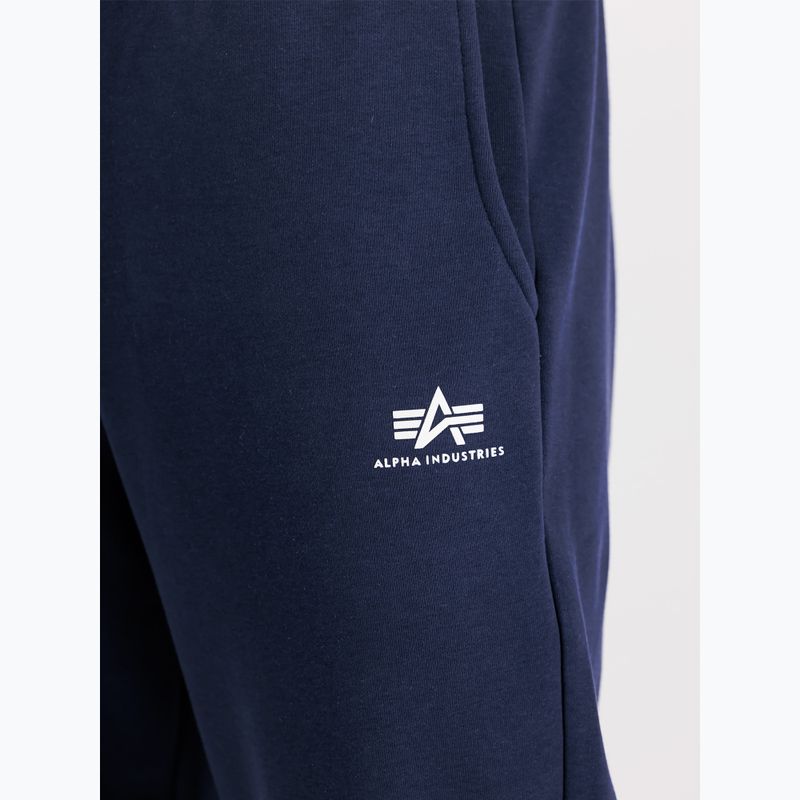 Pánské kalhoty Alpha Industries Basic Small Logo II Jogger ultra navy 6