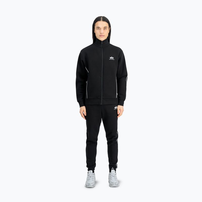 Pánské kalhoty Alpha Industries Track Small Logo Jogger black 2