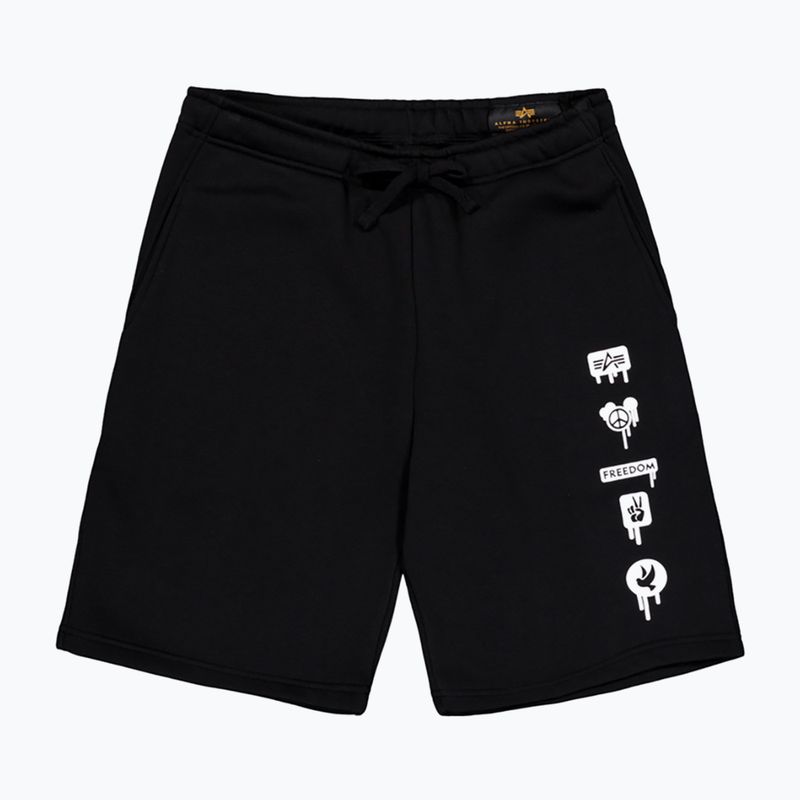 Pánské šortky Alpha Industries Freedom Jogger balck 7