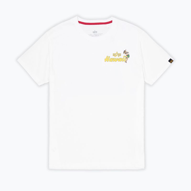 Pánské tričko Alpha Industries Pearl Harbor Back Print white 5