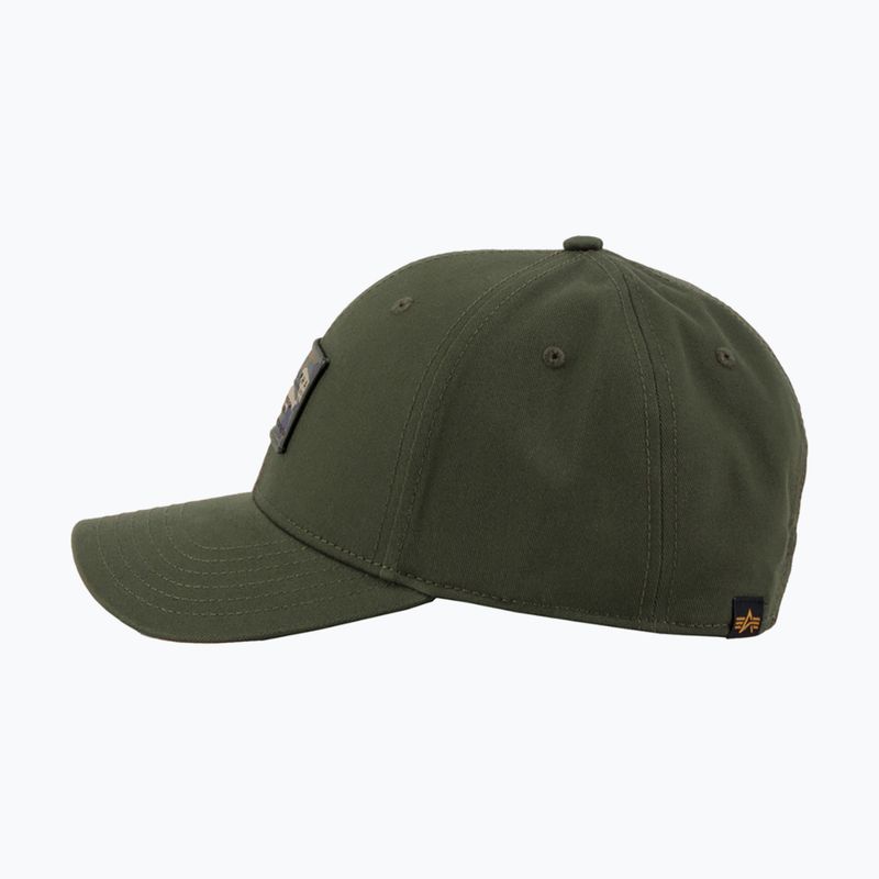 Kšiltovka Alpha Industries Crew Camo dark olive 4
