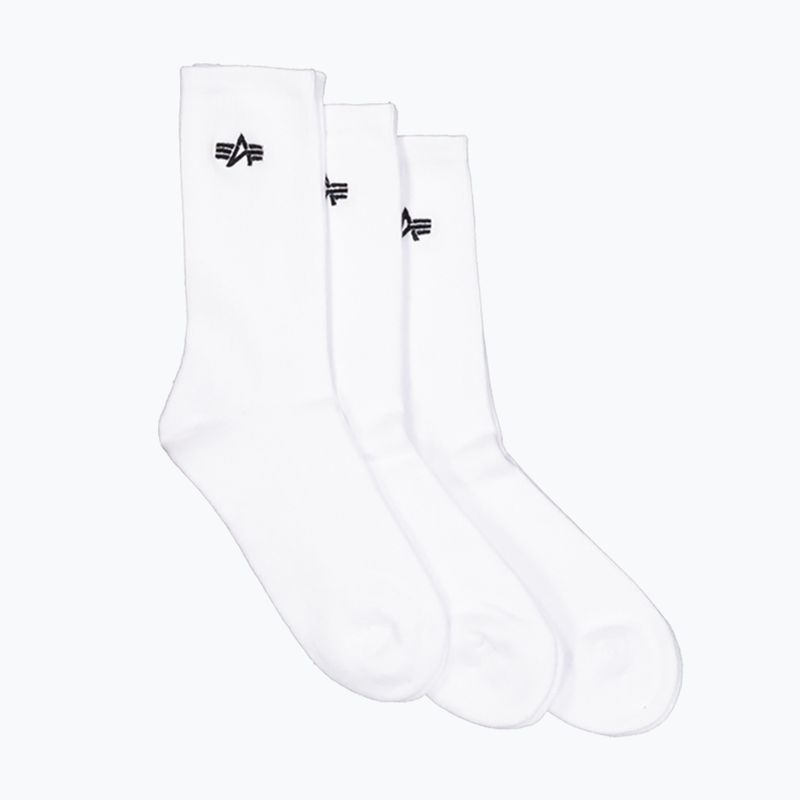 Pánské ponožky Alpha Industries Basic 3 páry white