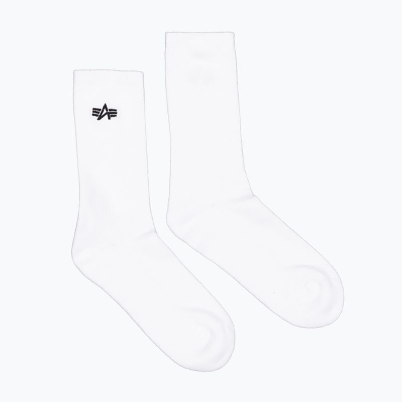 Pánské ponožky Alpha Industries Basic 3 páry white 2