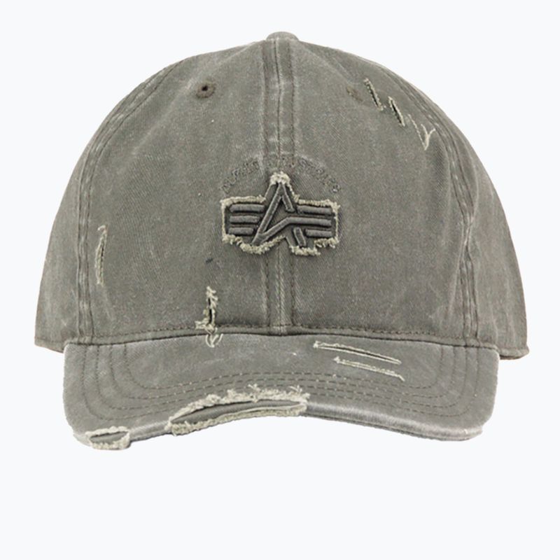 Kšiltovka Alpha Industries Acid Logo dark olive