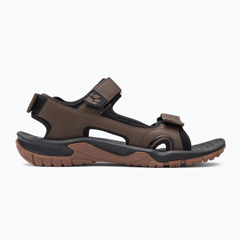 Pánské trekingové sandály Jack Wolfskin Lakewood Cruise hnědé 4019011 2