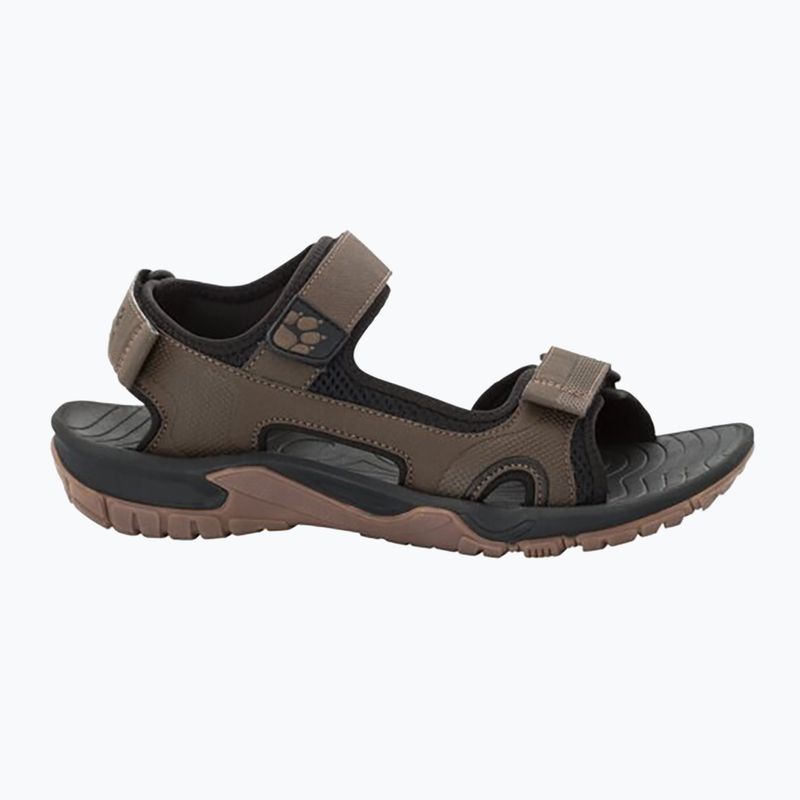 Pánské trekingové sandály Jack Wolfskin Lakewood Cruise hnědé 4019011 11