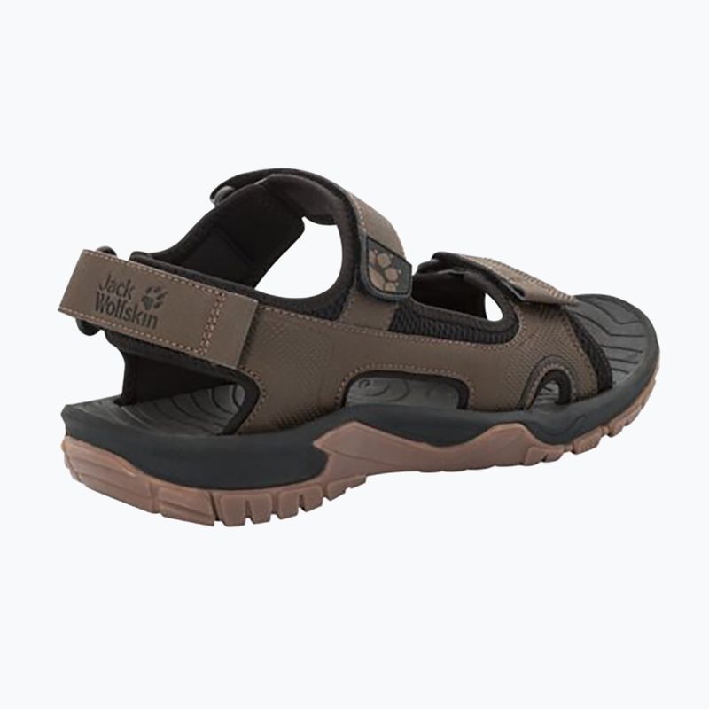 Pánské trekingové sandály Jack Wolfskin Lakewood Cruise hnědé 4019011 13