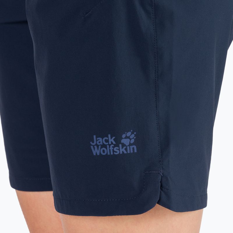 Dámské trekové šortky Jack Wolfskin Hilltop Trail tmavě modré 1505461_1910 5