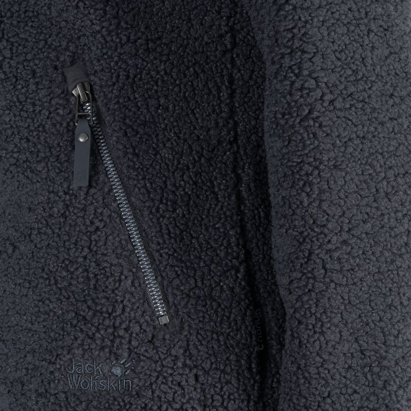 Dámská fleece mikina Jack Wolfskin High Cloud šedá 1708731 4