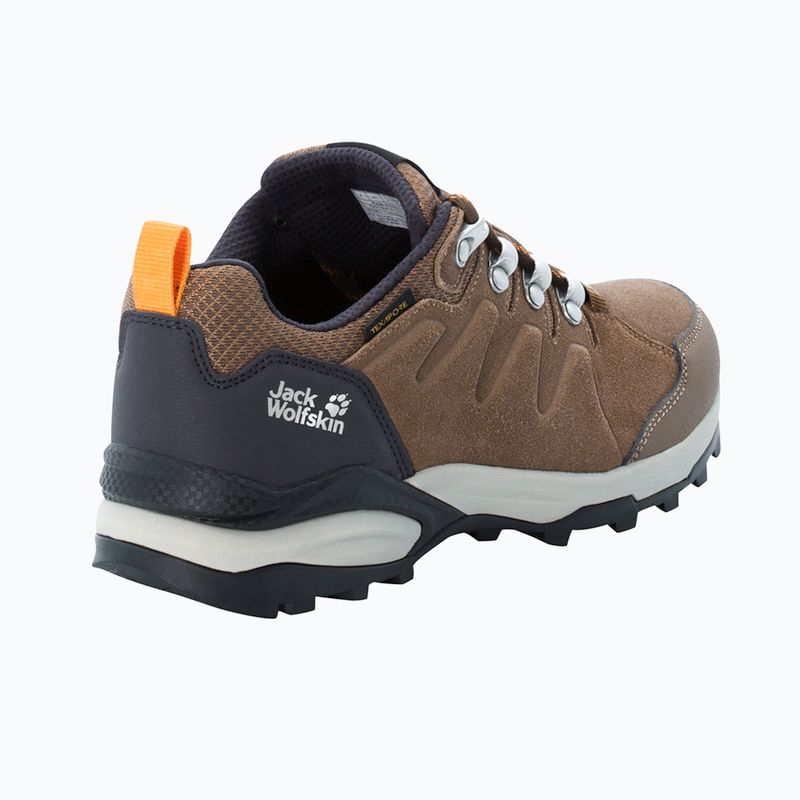 Dámské trekové boty Jack Wolfskin Refugio Texapore Low brown / apricot 8