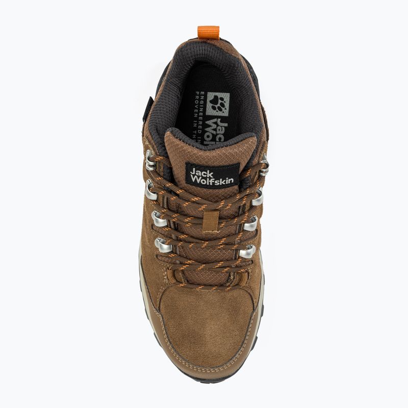 Dámské trekové boty Jack Wolfskin Refugio Texapore Low brown / apricot 5