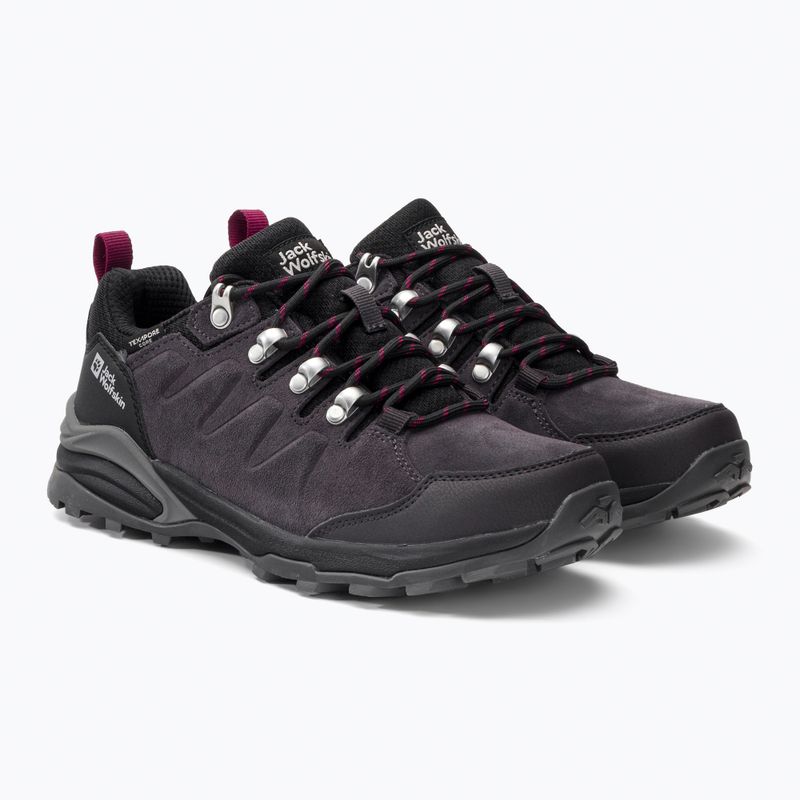 Dámské trekingové boty Jack Wolfskin Refugio Texapore Low černé 4050821 4