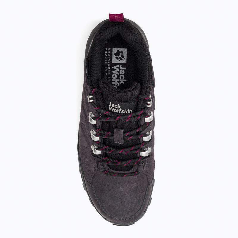 Dámské trekingové boty Jack Wolfskin Refugio Texapore Low černé 4050821 6