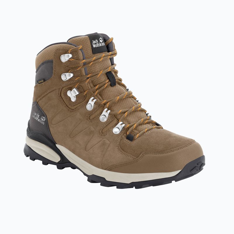 Dámské trekové boty Jack Wolfskin Refugio Texapore Mid brown/apricot 11