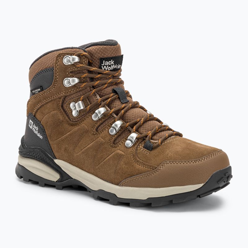 Dámské trekové boty Jack Wolfskin Refugio Texapore Mid brown/apricot