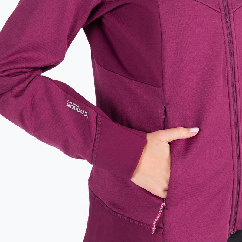 Dámská fleece mikina Jack Wolfskin Hydro Grid Fleece růžová 1709911 6