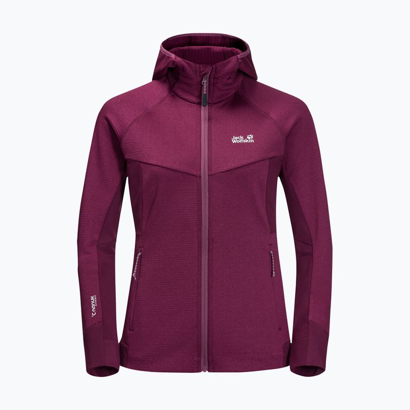 Dámská fleece mikina Jack Wolfskin Hydro Grid Fleece růžová 1709911 7