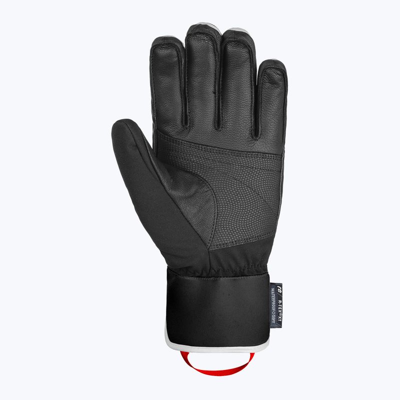 Lyžařské rukavice Reusch Mastery black/white/fire red 4