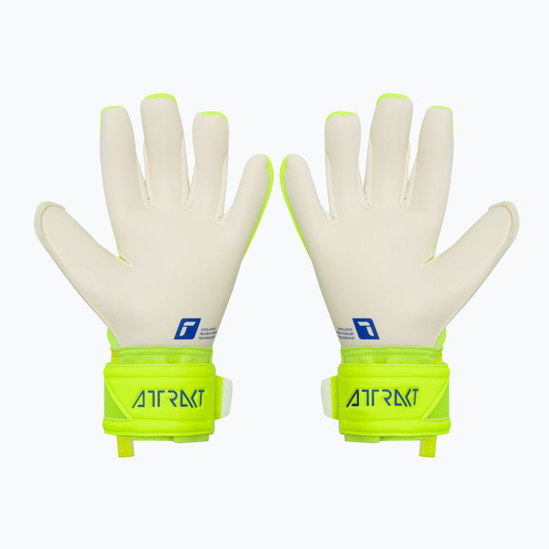 Reusch Attrakt Freegel Gold X brankářské rukavice žluté 5270935 2