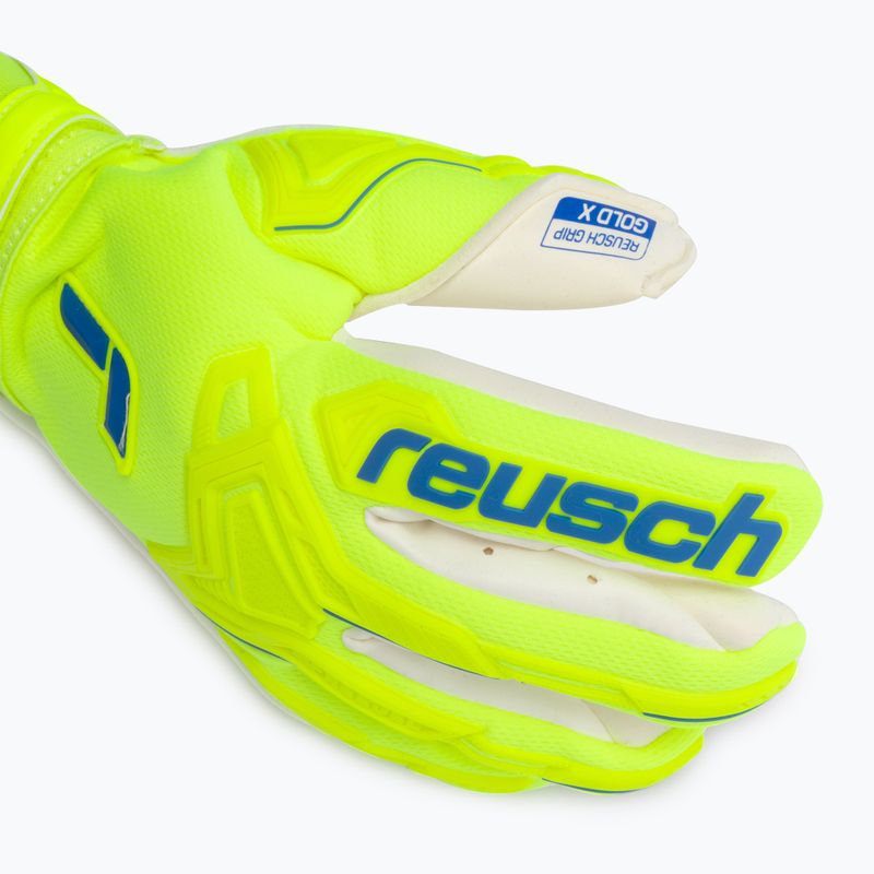 Reusch Attrakt Freegel Gold X brankářské rukavice žluté 5270935 3