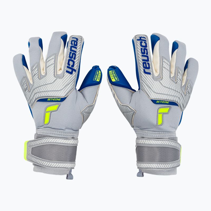 Brankářské rukavice Reusch Attrakt Gold X šedo-modré 5270945-6006