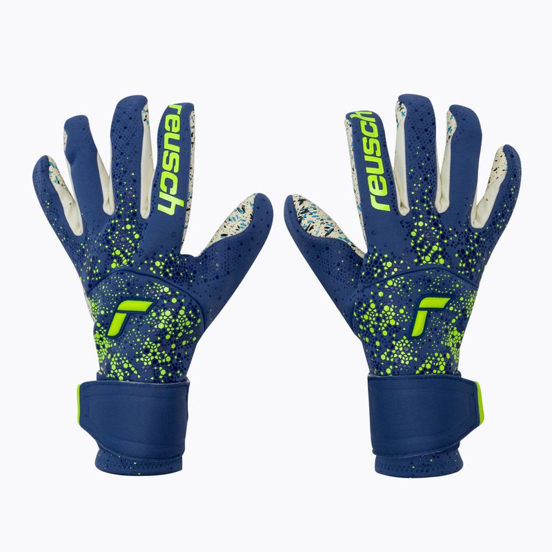 Brankářské rukavice Reusch Pure Contact Fusion 4018 modré 5270900-4018