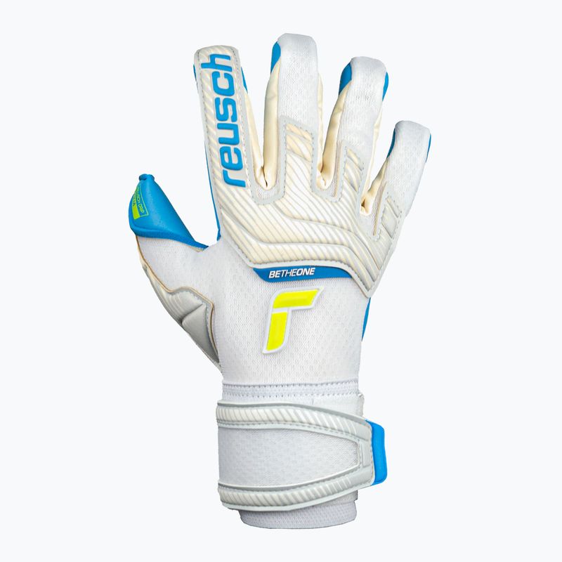 Reusch Attrakt Aqua modrobílé brankářské rukavice 5270439 6