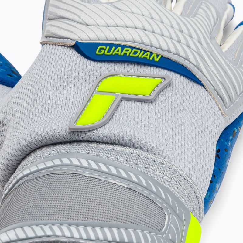 Reusch Attrakt Fusion Finger Support Guardian šedé dětské brankářské rukavice 5272940 4