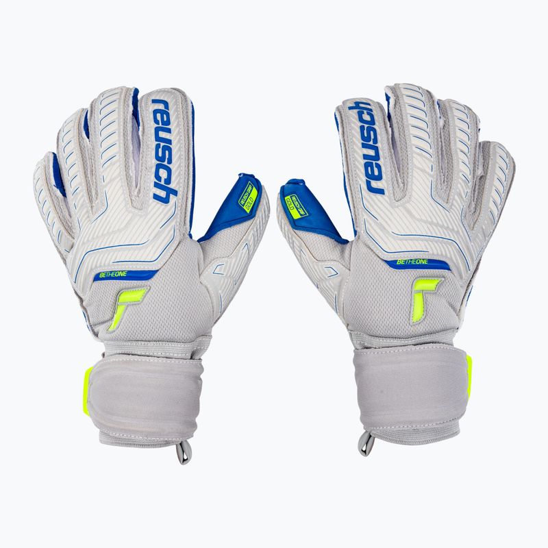 Brankářské rukavice Reusch Attrakt Gold Evolution Cut šedé 5270139-6006