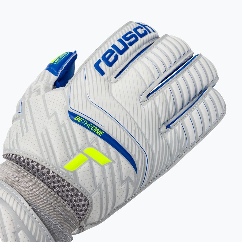 Reusch Attrakt Silver Roll Finger Junior Grey Brankářské rukavice 5272217 3