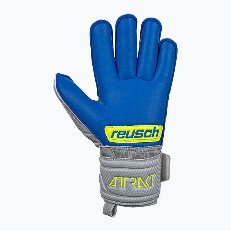Reusch Attrakt Silver Roll Finger Junior Grey Brankářské rukavice 5272217 8