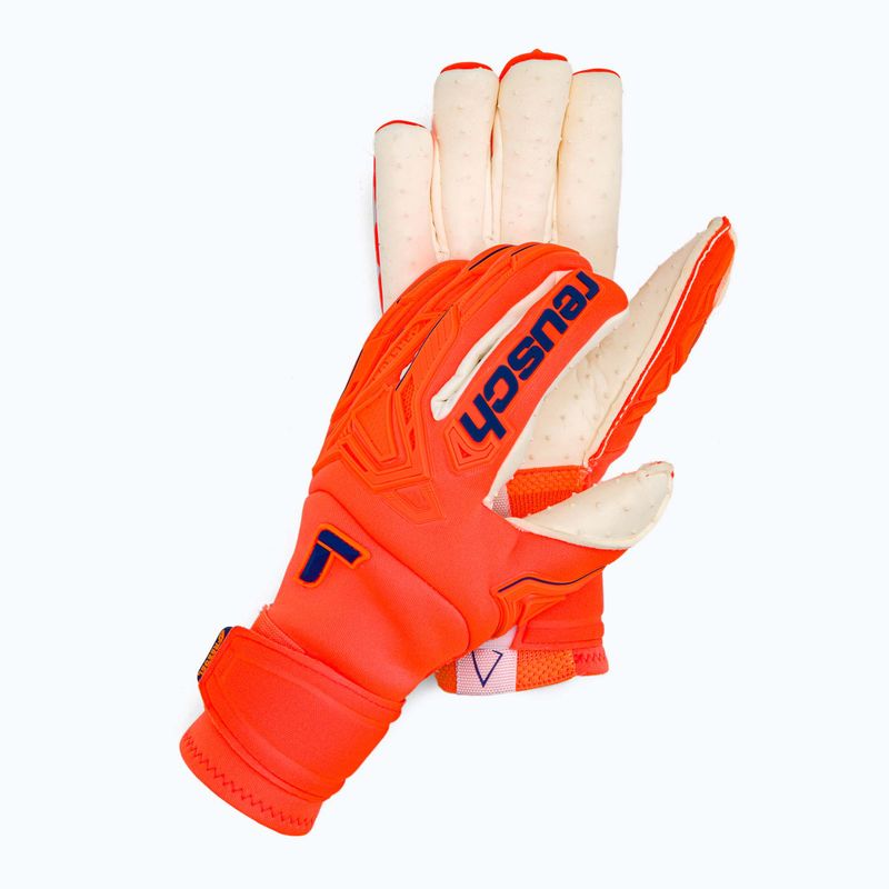 Reusch Attrakt Freegel SpeedBump brankářské rukavice oranžové 5270079 2