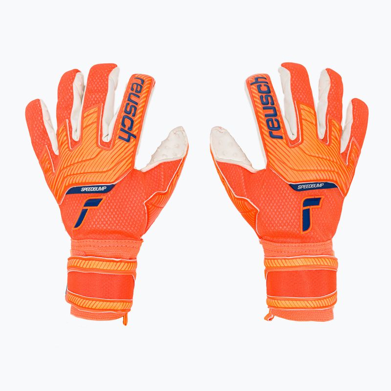 Brankářské rukavice Reusch Attrakt SpeedBump oranžové 527039-2290