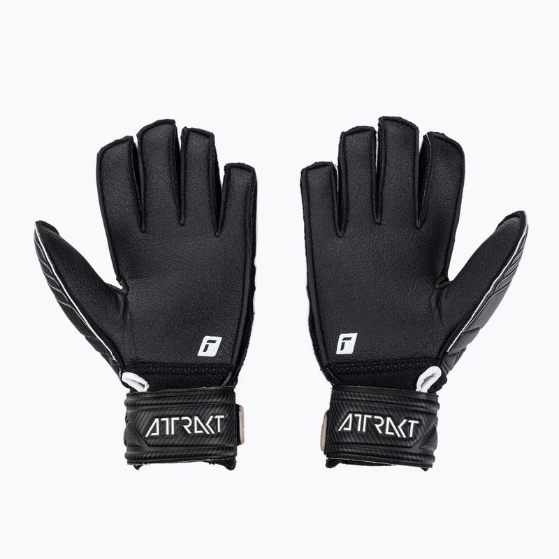 Reusch Attrakt Resist Finger Support Junior dětské brankářské rukavice černé 5272610 2