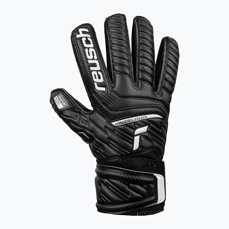 Reusch Attrakt Resist Finger Support Junior dětské brankářské rukavice černé 5272610 6