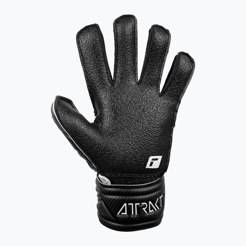 Reusch Attrakt Resist Finger Support Junior dětské brankářské rukavice černé 5272610 8