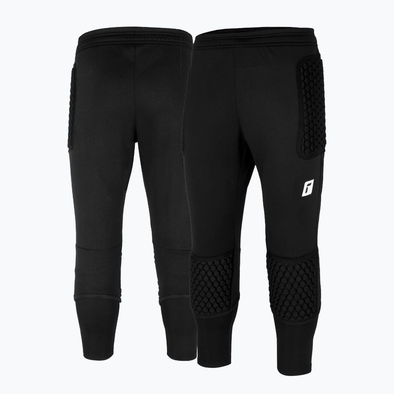 Fotbalové kalhoty Reusch Contest 3/4 Short Advance s chrániči černé 5217215-7702