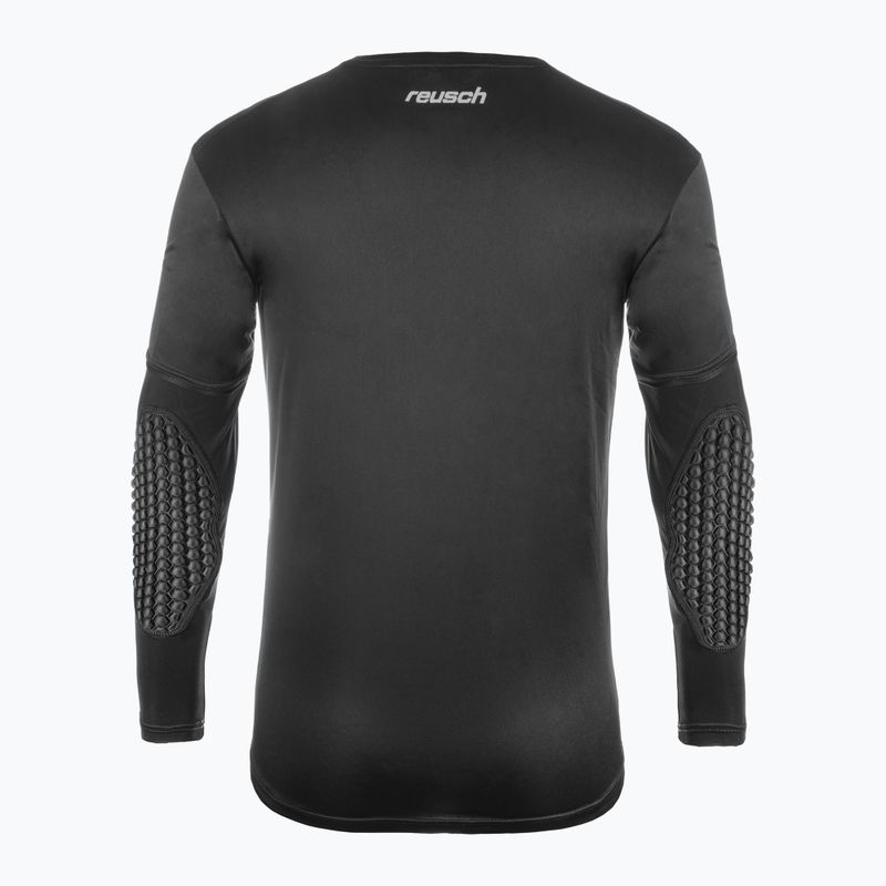 Dětské brankářské tričko Reusch Goalkeeping Jersey Padded Junior black/silver 2