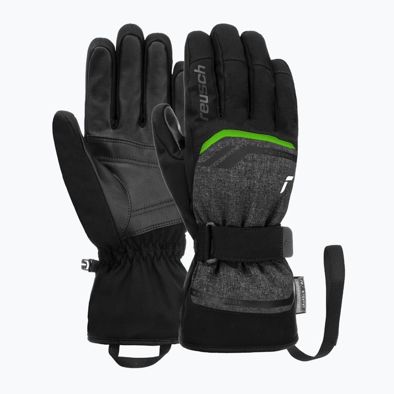 Lyžařské rukavice Reusch Outset R-Tex XT black/black melange/neon green