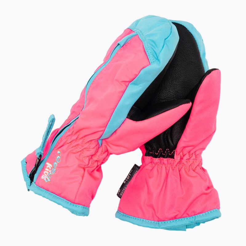 Dětské lyžařské rukavice Reusch Ben Mitten knockout pink/bachelor button